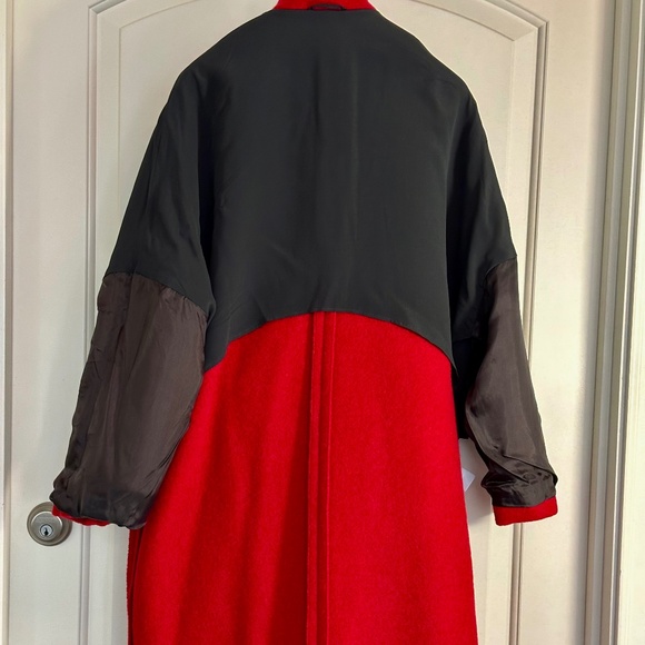 Brunello Cucinelli Womens Monili Collar Poppy Coat WOMENS SZ IT 40 / US 4 - Picture 7 of 16